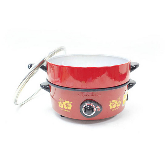 Hanabishi กระทะไฟฟ้า 750 วัตต์ รุ่น HGP-10STG (คละลาย) Hanabishi กระทะไฟฟ้า 750 วัตต์ รุ่น HGP-10STG (คละลาย)