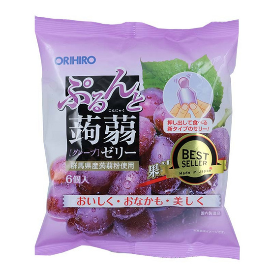 Orihiro Jelly Grape 120 g Pack 2 Orihiro Jelly Grape 120 g Pack 2