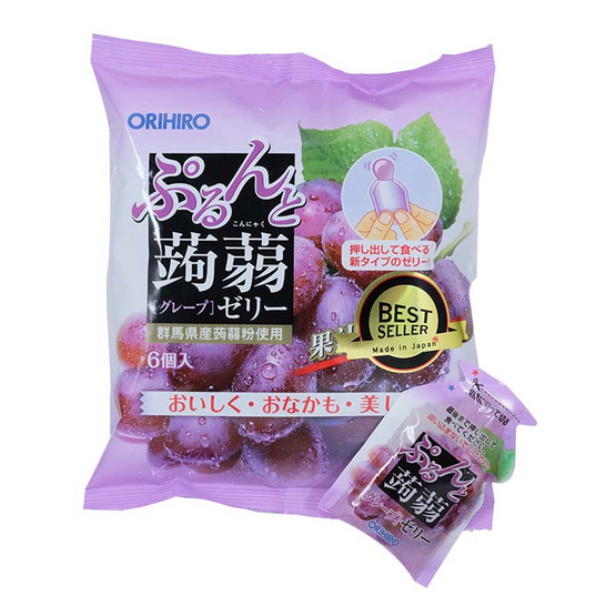 Orihiro Jelly Grape 120 g Pack 2 Orihiro Jelly Grape 120 g Pack 2