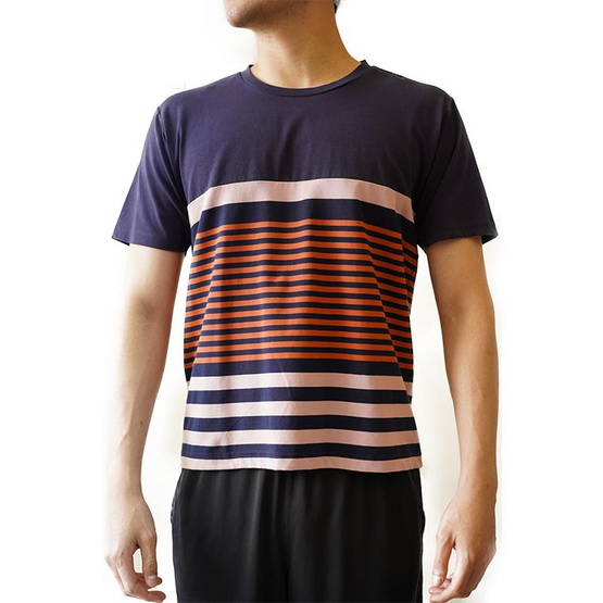 FQ&L เสื้อยืด (FMTAH-011-S9) สี BLUE FQ&L เสื้อยืด (FMTAH-011-S9) สี BLUE