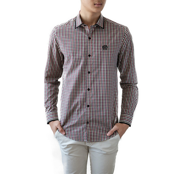 FQ&L เสื้อเชิ้ตผู้ชาย ( MMFLJ-060-B7) สี DARK BROWN FQ&L เสื้อเชิ้ตผู้ชาย ( MMFLJ-060-B7) สี DARK BROWN