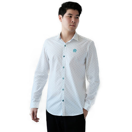 FQ&L เสื้อเชิ้ตผู้ชาย ( MMFLJ-099-W0) สี WHITE FQ&L เสื้อเชิ้ตผู้ชาย ( MMFLJ-099-W0) สี WHITE