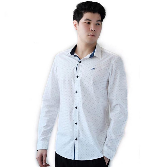 FQ&L เสื้อเชิ้ตผู้ชาย ( MMFLJ-106-W0) สี WHITE FQ&L เสื้อเชิ้ตผู้ชาย ( MMFLJ-106-W0) สี WHITE
