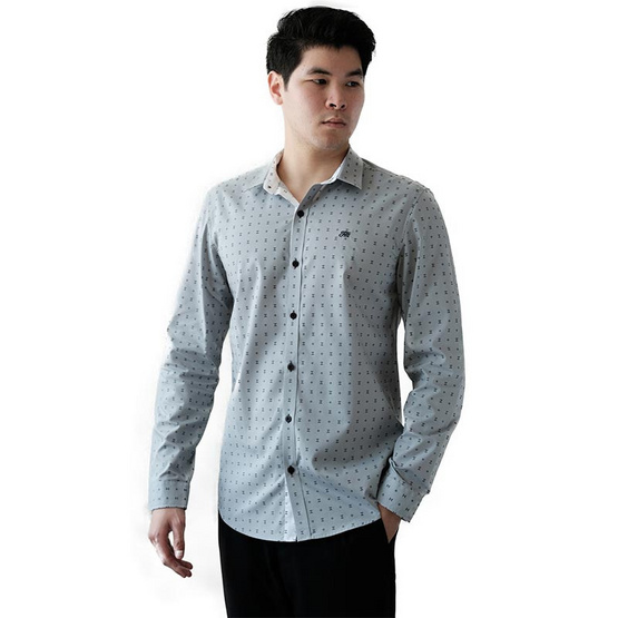 FQ&L เสื้อเชิ้ตผู้ชาย ( MMFLJ-110-W6) สี LIGHT GRAY FQ&L เสื้อเชิ้ตผู้ชาย ( MMFLJ-110-W6) สี LIGHT GRAY
