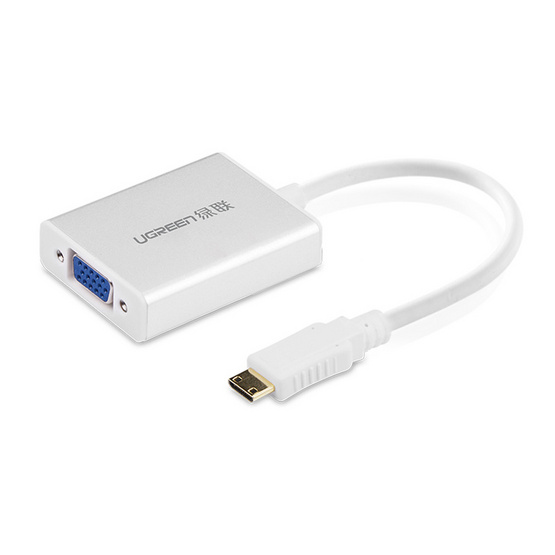 UGREEN 40217 Mini HDMI to VGA/AUX/Micro USB Converter UGREEN 40217 Mini HDMI to VGA/AUX/Micro USB Converter
