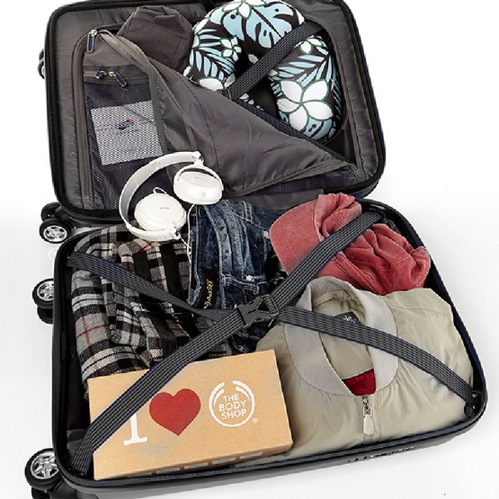 American Tourister กระเป๋าเดินทางรุ่น BON AIR DELUXE SPINNER 55CM EXP(20นิ้ว) สี BLACK American Tourister กระเป๋าเดินทางรุ่น BON AIR DELUXE SPINNER 55CM EXP(20นิ้ว) สี BLACK