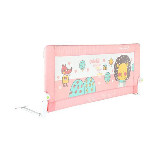 Myoshin ที่กั้นเตียง สีชมพูลายสิงโต Myoshin ที่กั้นเตียง สีชมพูลายสิงโต