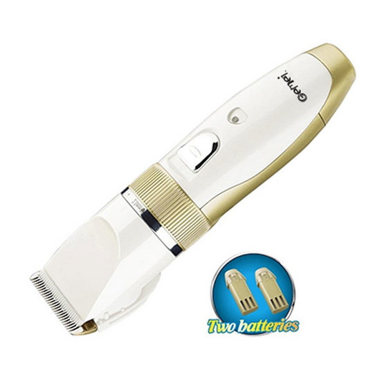 Gemei ปัตตาเลี่ยนไร้สายแบบชาร์จ ใบมีดเซรามิก GM-6001 สีทอง Gemei ปัตตาเลี่ยนไร้สายแบบชาร์จ ใบมีดเซรามิก GM-6001 สีทอง