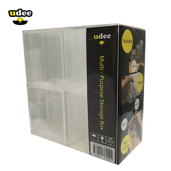 UDEE กล่องพลาสติกเล็กอเนกประสงค์ P8 (2 แพ็ค 16 ชิ้น) UDEE กล่องพลาสติกเล็กอเนกประสงค์ P8 (2 แพ็ค 16 ชิ้น)