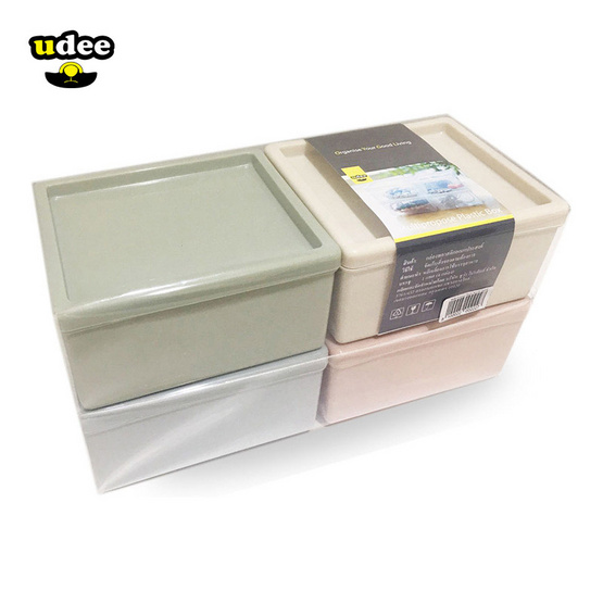 UDEE กล่องพลาสติกอเนกประสงค์ P4 (2 แพ็ค 8 ชิ้น) UDEE กล่องพลาสติกอเนกประสงค์ P4 (2 แพ็ค 8 ชิ้น)
