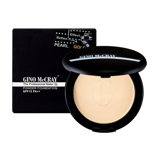 GINO MccRAY แป้งผสมรองพื้น The Professional Make Up SPF 15 PA++ GINO MccRAY แป้งผสมรองพื้น The Professional Make Up SPF 15 PA++