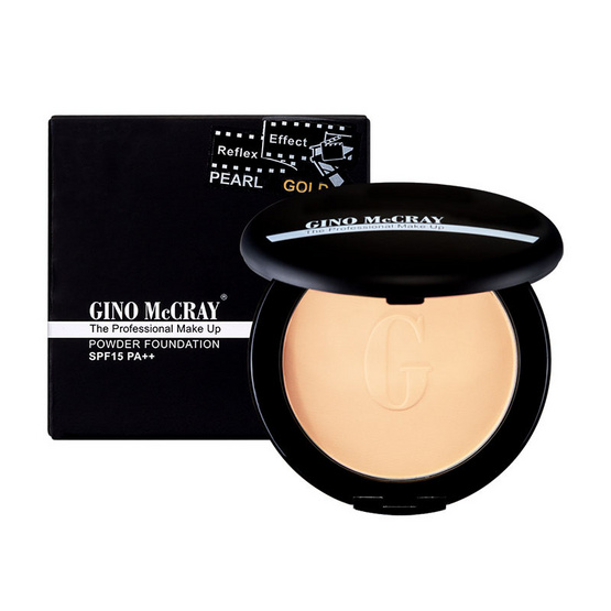 GINO MccRAY แป้งผสมรองพื้น The Professional Make Up SPF 15 PA++ GINO MccRAY แป้งผสมรองพื้น The Professional Make Up SPF 15 PA++