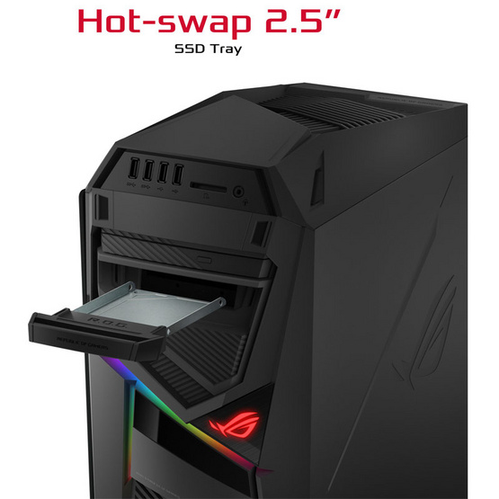 Asus Gaming Desktop ROG Strix GL12CX-TH002T IRON GRAY with transparent side panel Asus Gaming Desktop ROG Strix GL12CX-TH002T IRON GRAY with transparent side panel