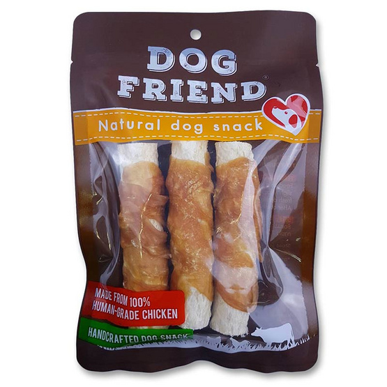 DOG FRIEND อกไก่พันครั้นชี่โรลยักษ์ 3 ชิ้น x 2 แพ็ค DOG FRIEND อกไก่พันครั้นชี่โรลยักษ์ 3 ชิ้น x 2 แพ็ค