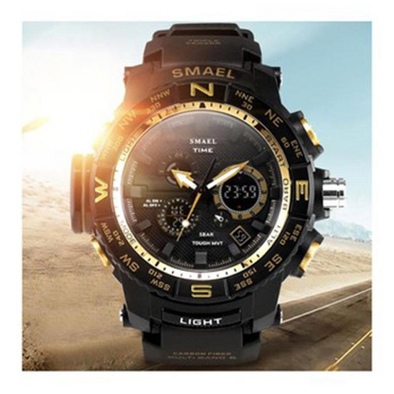 Smael นาฬิกาข้อมือผู้ชาย Sport Digital & Analog Multiple Function Display รุ่น SM1531 Smael นาฬิกาข้อมือผู้ชาย Sport Digital & Analog Multiple Function Display รุ่น SM1531