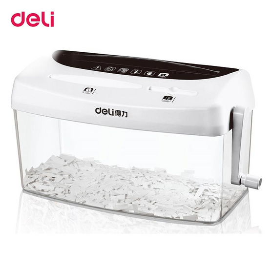 Deli 9935 เครื่องทำลายเอกสารแบบมือหมุน Deli 9935 เครื่องทำลายเอกสารแบบมือหมุน