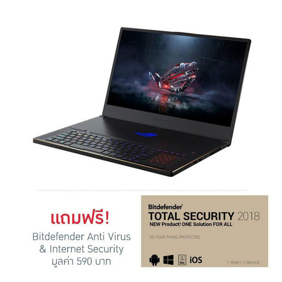Asus Notebook GX701GX-EV020T i7-8750H 2.2GH 16GB SSD512 V6G Aluminum
Black with hairline Asus Notebook GX701GX-EV020T i7-8750H 2.2GH 16GB SSD512 V6G Aluminum
Black with hairline
