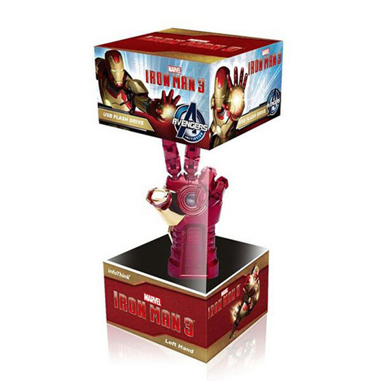 Info Think Marvel Flash Drive Iron Man Left Hand Guantlet 16GB Info Think Marvel Flash Drive Iron Man Left Hand Guantlet 16GB