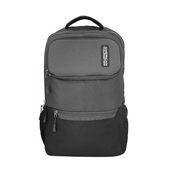 American Tourister กระเป๋าเป้รุ่น VIBE+ BACKPACK01A สี BLACK/GREY American Tourister กระเป๋าเป้รุ่น VIBE+ BACKPACK01A สี BLACK/GREY