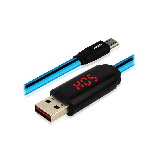 Asaki สายชาร์จตั้งเวลาตัดไฟ MicroUsb รุ่น A-2017 Asaki สายชาร์จตั้งเวลาตัดไฟ MicroUsb รุ่น A-2017