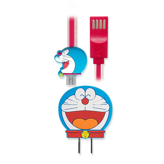 Asaki ชุดชาร์จอเนกประสงค์ Doraemon MicroUSB รุ่น A-DMC8201 Asaki ชุดชาร์จอเนกประสงค์ Doraemon MicroUSB รุ่น A-DMC8201