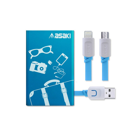 Asaki แบตเตอรี่สำรอง 5200mAh รุ่น A-B590 Asaki แบตเตอรี่สำรอง 5200mAh รุ่น A-B590