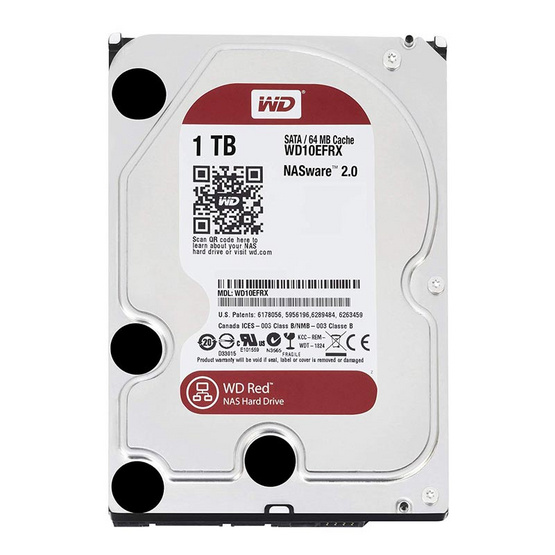 WD Caviar Red 3.5" HDD NAS SATA3(6Gb/s) 64MB 5400RPM 1 TB (WD10EFRX) WD Caviar Red 3.5" HDD NAS SATA3(6Gb/s) 64MB 5400RPM 1 TB (WD10EFRX)