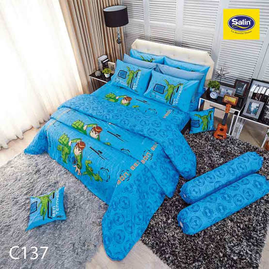 Satin Junior 6 ฟุต 5 ชิ้น ลาย C137 Satin Junior 6 ฟุต 5 ชิ้น ลาย C137