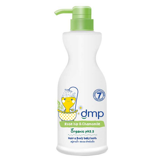 dmp สบู่อาบน้ำ ออร์แกนิค เบบี้บาธ โรสฮิป & คาโมมายแฮร์ สีเขียว 480 มล. ขวดปั๊ม dmp สบู่อาบน้ำ ออร์แกนิค เบบี้บาธ โรสฮิป & คาโมมายแฮร์ สีเขียว 480 มล. ขวดปั๊ม