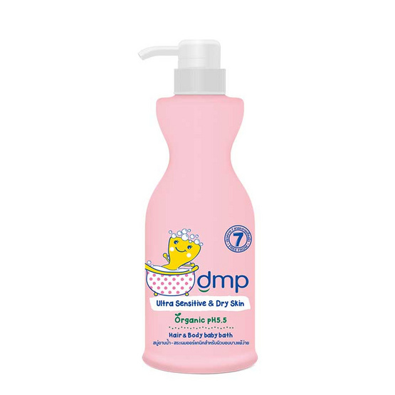 Dermapon สบู่อาบน้ำ ออร์แกนิค เบบี้บาธ อัลตร้าเซนซิทีฟ แฮร์ & บอดี้ สีชมพูอ่อน 480 มล. ขวดปั๊ม Dermapon สบู่อาบน้ำ ออร์แกนิค เบบี้บาธ อัลตร้าเซนซิทีฟ แฮร์ & บอดี้ สีชมพูอ่อน 480 มล. ขวดปั๊ม
