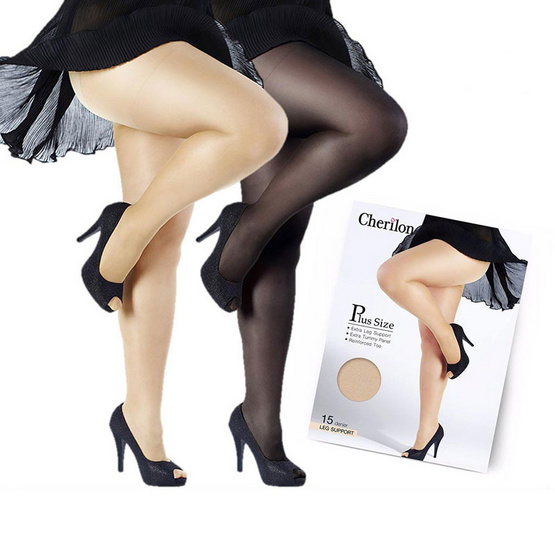 CHERILON เชอรีล่อน ถุงน่องสำหรับคนรูปร่างใหญ่ Plus Size Pack 2 คู่ รุ่น NSA-CHMAX2 CHERILON เชอรีล่อน ถุงน่องสำหรับคนรูปร่างใหญ่ Plus Size Pack 2 คู่ รุ่น NSA-CHMAX2