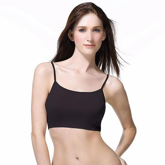 CHERILON INTIMATE เชอรีล่อน อินทิเมท Seamless เสื้อสายเดี่ยวตัวสั้นไร้ตะเข็บ Pack 2 ตัว รุ่น NIC-BSSL03 สีเนื้อ/สีดำ CHERILON INTIMATE เชอรีล่อน อินทิเมท Seamless เสื้อสายเดี่ยวตัวสั้นไร้ตะเข็บ Pack 2 ตัว รุ่น NIC-BSSL03 สีเนื้อ/สีดำ