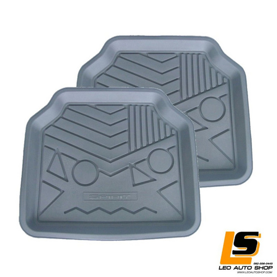 LEOMAX ถาดปูพื้นพลาสติก PVC ด้านหลัง รุ่น Spirit Lion (สีเทา) LEOMAX ถาดปูพื้นพลาสติก PVC ด้านหลัง รุ่น Spirit Lion (สีเทา)