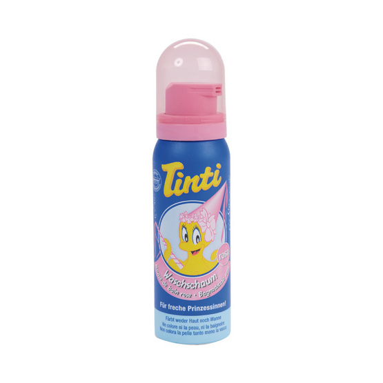 Tinti โฟมสบู่อาบน้ำสีชมพู Tinti โฟมสบู่อาบน้ำสีชมพู