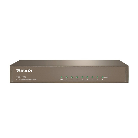 Tenda TEG1008D 8 port 10/100/1000 สวิตซ์ Tenda TEG1008D 8 port 10/100/1000 สวิตซ์