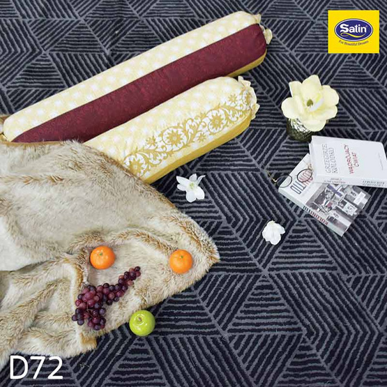 Satin ปลอกหมอนข้าง ขนาด 14x44 ลาย D72 Satin ปลอกหมอนข้าง ขนาด 14x44 ลาย D72
