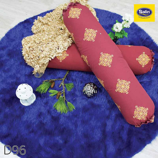 Satin ปลอกหมอนข้าง ขนาด 14x44 ลาย D96 Satin ปลอกหมอนข้าง ขนาด 14x44 ลาย D96