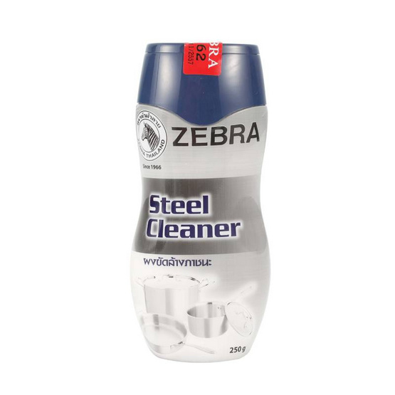 Zebra ผงขัดล้างภาชนะ 270 กรัม Zebra ผงขัดล้างภาชนะ 270 กรัม
