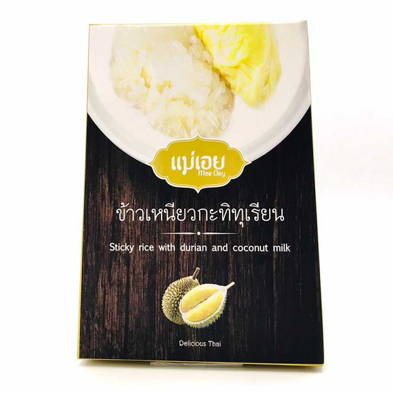 แม่เอย ข้าวเหนียวกะทิทุเรียน 150 กรัม แม่เอย ข้าวเหนียวกะทิทุเรียน 150 กรัม