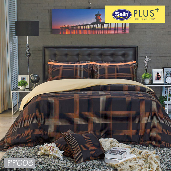 Satin Plus ผ้าปูที่นอน PP003 Satin Plus ผ้าปูที่นอน PP003