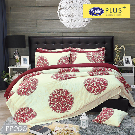 Satin Plus ผ้าปูที่นอน PP006 Satin Plus ผ้าปูที่นอน PP006