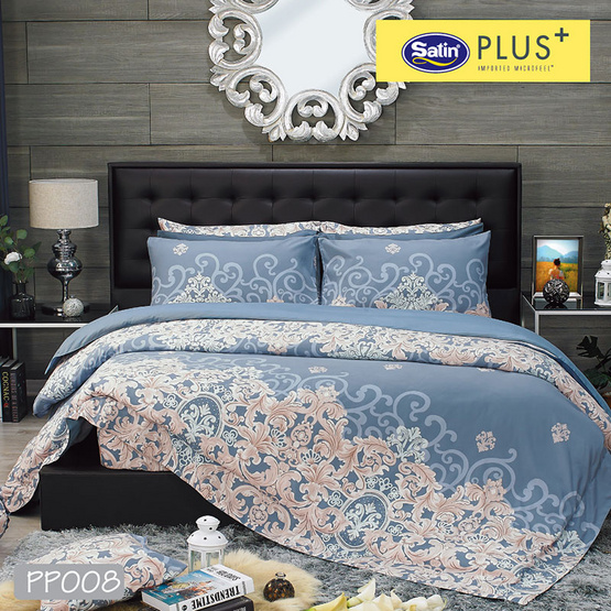 Satin Plus ผ้าปูที่นอน PP008 Satin Plus ผ้าปูที่นอน PP008