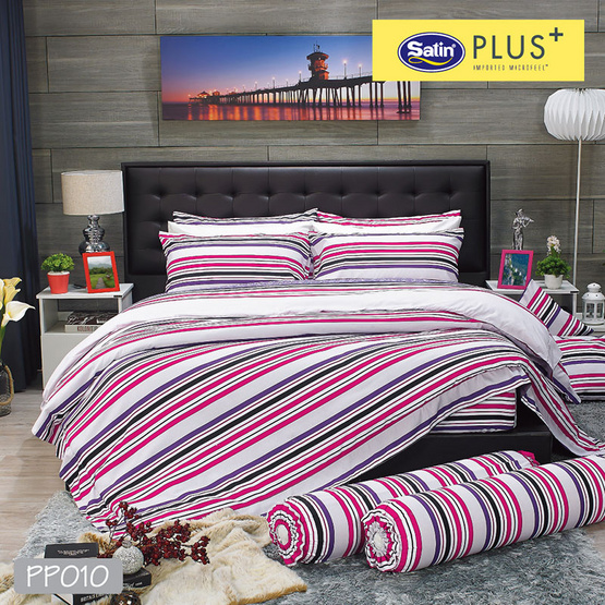 Satin Plus ผ้าปูที่นอน PP010 Satin Plus ผ้าปูที่นอน PP010