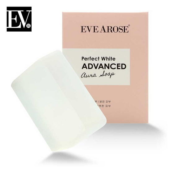 Evearose สบู่ล้างหน้า เพอร์เฟคไวท์แอดวานซ์ออร่า 80 กรัม Evearose สบู่ล้างหน้า เพอร์เฟคไวท์แอดวานซ์ออร่า 80 กรัม