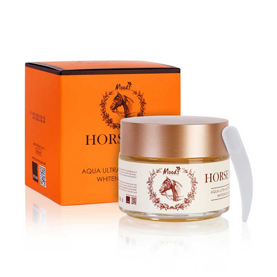 MOODS สลีปปิ้ง มาส์ก HORSE OIL AQUA ULTRA MOISTURIZING WHITENING MASK 100 มล. MOODS สลีปปิ้ง มาส์ก HORSE OIL AQUA ULTRA MOISTURIZING WHITENING MASK 100 มล.