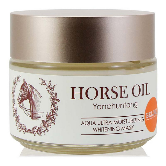 YANCHUNTANG HORSE OIL AQUA ULTRA MOISTURIZING WHITENING MASK 100 ml สลีปปิ้ง มาส์กเจล สูตรน้ำ สารสกัดจากน้ำมันม้า YANCHUNTANG HORSE OIL AQUA ULTRA MOISTURIZING WHITENING MASK 100 ml สลีปปิ้ง มาส์กเจล สูตรน้ำ สารสกัดจากน้ำมันม้า