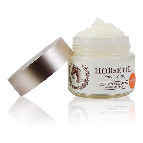 YANCHUNTANG HORSE OIL AQUA ULTRA MOISTURIZING WHITENING MASK 100 ml สลีปปิ้ง มาส์กเจล สูตรน้ำ สารสกัดจากน้ำมันม้า YANCHUNTANG HORSE OIL AQUA ULTRA MOISTURIZING WHITENING MASK 100 ml สลีปปิ้ง มาส์กเจล สูตรน้ำ สารสกัดจากน้ำมันม้า