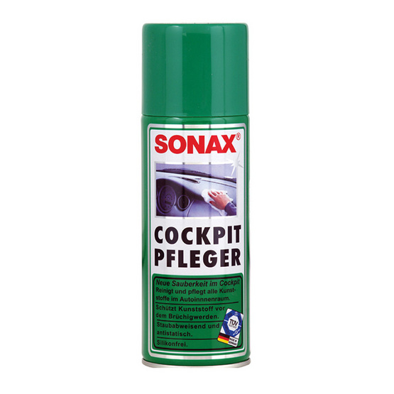 SONAX COCKPIT PFLEGER น้ำยาเคลือบเงาหนังเทียม ยางและพลาสติก ขนาด 400 มล. SONAX COCKPIT PFLEGER น้ำยาเคลือบเงาหนังเทียม ยางและพลาสติก ขนาด 400 มล.