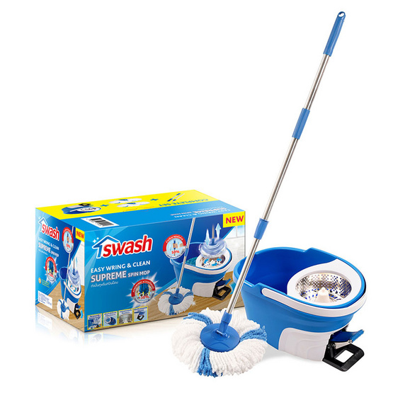 Swash ถังปั่น อีซี่ริงแอนด์คลีน สุพรีมสปินม็อบ Swash ถังปั่น อีซี่ริงแอนด์คลีน สุพรีมสปินม็อบ