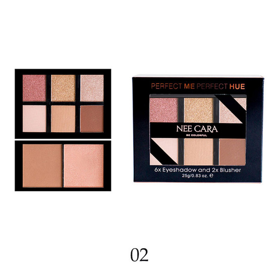 NEE CARA EYE & CHEEK PALETTE 25g NEE CARA EYE & CHEEK PALETTE 25g
